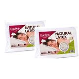 Kit 2 Travesseiros Natural Latex Flocos Duoflex