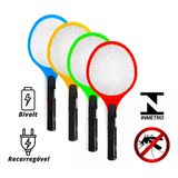 Raquete Eletrica Mata Mosquito Insetos 110v/220v