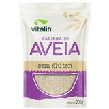 Kit 3x: Farinha De Aveia Sem Glúten Vitalin 200g