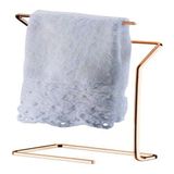 Porta Toalha Rosto Mãos Bancada Lavabo Banheiro Rosé Gold