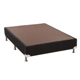 Cama Box Base Casal Universal Suede Nero Black (138x188x20) - Ortobom