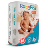 Fralda Infantil Descartável Hiper Confort Babypiss M - 56un