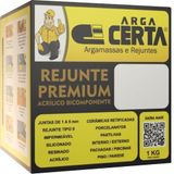 Rejunte Premium Acrílico Bicomponente Grafite