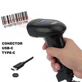 Leitor Código Barras Laser Boleto Scanner Conector Usb-c