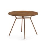 Mesa De Jantar Redonda 1m 1588 Carraro Freijó/rose
