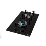 Cooktop À Gás 2 Bocas Com Supervisor De Chama Fischer Preto