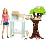 Boneca Barbie Profissões Cuidadora Dos Bichinhos Mattel