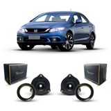 2 Batedor Batente Suspensão Dianteira Honda Civic 2012/2016