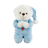 Urso Pijama Azul Reza 36cm - Pelúcia