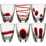 Copo Licor 7x6x6cm 90ml Vidro Transp 6pç