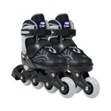 Patins Inline Bel Flexx 3.0 Prata P (29-32) (p55)