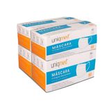 Máscaras Descartáveis Tripla Clipe Nasal Kit 200un Uniqmed