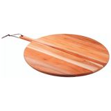 Tábua Redonda Para Pizza Tramontina Provence Em Madeira Teca 50 Cm