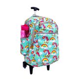 Mochila Rodinhas Feminina Unicórnio Resistente Ótima