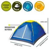 Barraca 2 Pessoas Iglu Mor Para Camping Com Mosquiteiro