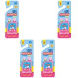 4 Fio Dental Infantil - Peppa Pig - 25m - Rosa - Dentalclean