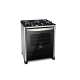 FOGÃO DE PISO FISCHER 5Q GRAND CHEFF GÁS INOX C GRILL