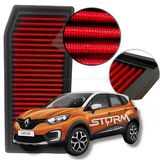 Filtro Ar Esportivo Renault Captur 1.6 16v Flex 2017 A 2022