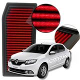 Filtro Ar Esportivo Renault Logan 1.0 12v Flex 2017 A 2022
