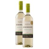 2 Vinho Branco Concha Y Toro Reservado Sauvignon Blanc 750ml