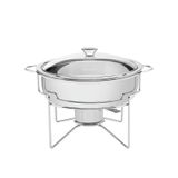 RECHAUD BANHO-MARIA EM ACO INOX 4,3 L COM FOGAREIRO TRAMONTINA