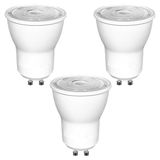 Kit 3 Lampada Led Mini Dicroica Mr11 Gu10 3w Branco Quente