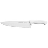 FACA CHEF10 PREMIUM BRANCO LAMINA DE ACO INOX E CABO DE POLIPROPILENO TRAMONTINA