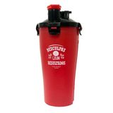 Coqueteleira Shakeira Vermelho 2 Compartimento 800ml