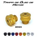 Tampa Do Óleo De Motor - Honda Cor Dourado