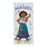 Toalha Felpuda De Banho Estampada Encanto Mirabel 60x120cm