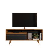Rack Para Sala Tv Até 60&quot; Nt1315 Freijó Trend/preto Tx Notável Móveis Freijó Trend/preto Tx