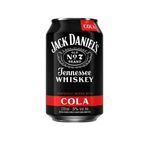 Whisky Jack Daniels E Coke Lata 350ml Fardo 6 Unidades