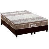 Cama Box Queen: Colchão Ortopédico Probel D33/ep Guarda Costas Próintense Plus + Base Brown(158x198)