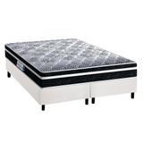 Cama Box Queen: Colchão Ortopédico Probel D33/ep Advanced Tech1500 Plus + Base White(158x198)