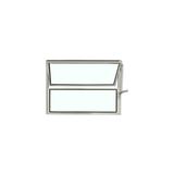 Vitro Basculante Branco 40 X 40 Vidro Liso