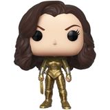 Funko Pop! Heroes: DC's Wonder Woman 1984 - Mulher Maravilha com Golden Armor (Metálica) Figura de Vinil, Amazon Exclusive