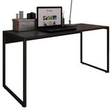 Mesa Para Escritório Industrial 150 Cm F01 Preto Fosco