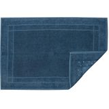 Toalha De Piso Atlântica Piso Sofisticata 50x75 100% Algodão Azul Escuro