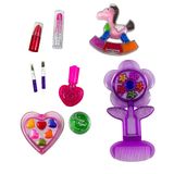 Kit Com 3 Estojos De Maquiagem Infantil Discoteen