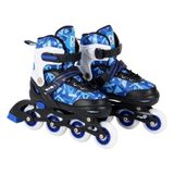 Patins Inline Dm Radical 30-33 Azul - Dm Toys