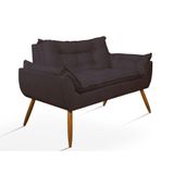 Sofá Opala Namoradeira Para Sala ? Balaqui Decor Cor:cinza