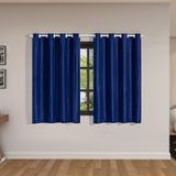 Cortina Blackout 2,80x1,60 Voal Corta Luz Sala Marinho