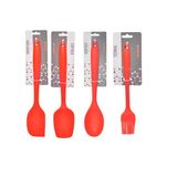 Kit Utensílios Cozinha Em Silicone 4 Peças Grandes