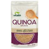 Kit 3 Quinoa Em Grãos Integral Sem Glúten Vitalin 200g