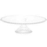 Prato Para Bolo Pearl Com Pedestal Em Cristal 31 Cm Wolff