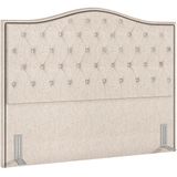 Cabeceira Cama Box Casal King 195 Cm P05 Grécia Linho Bege Claro - Lyam Decor