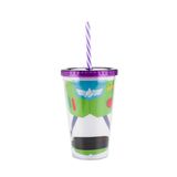 Copo Com Canudo Buzz Lightyear Toy Story 450ml - Disney