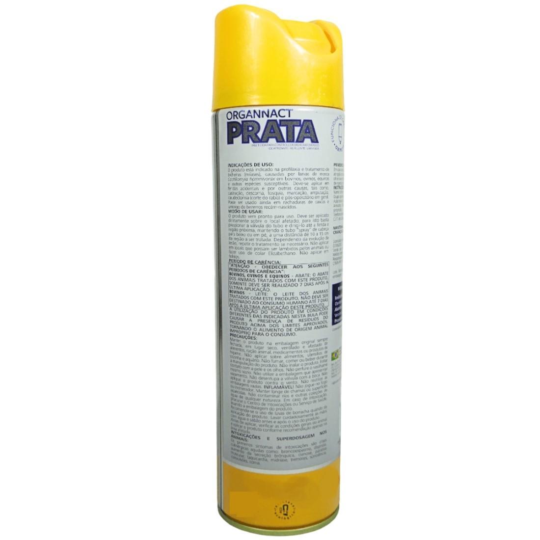 Organnact Prata Spray 500ml Cicatrizante Repelente Larvicida - Carrefour