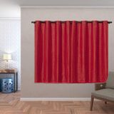 Cortina Blackout 2,80x1,60 Voal Corta Luz Sala Vermelho