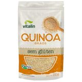 Kit 2 Quinoa Em Grãos Orgânica Sem Glúten Vitalin 200g